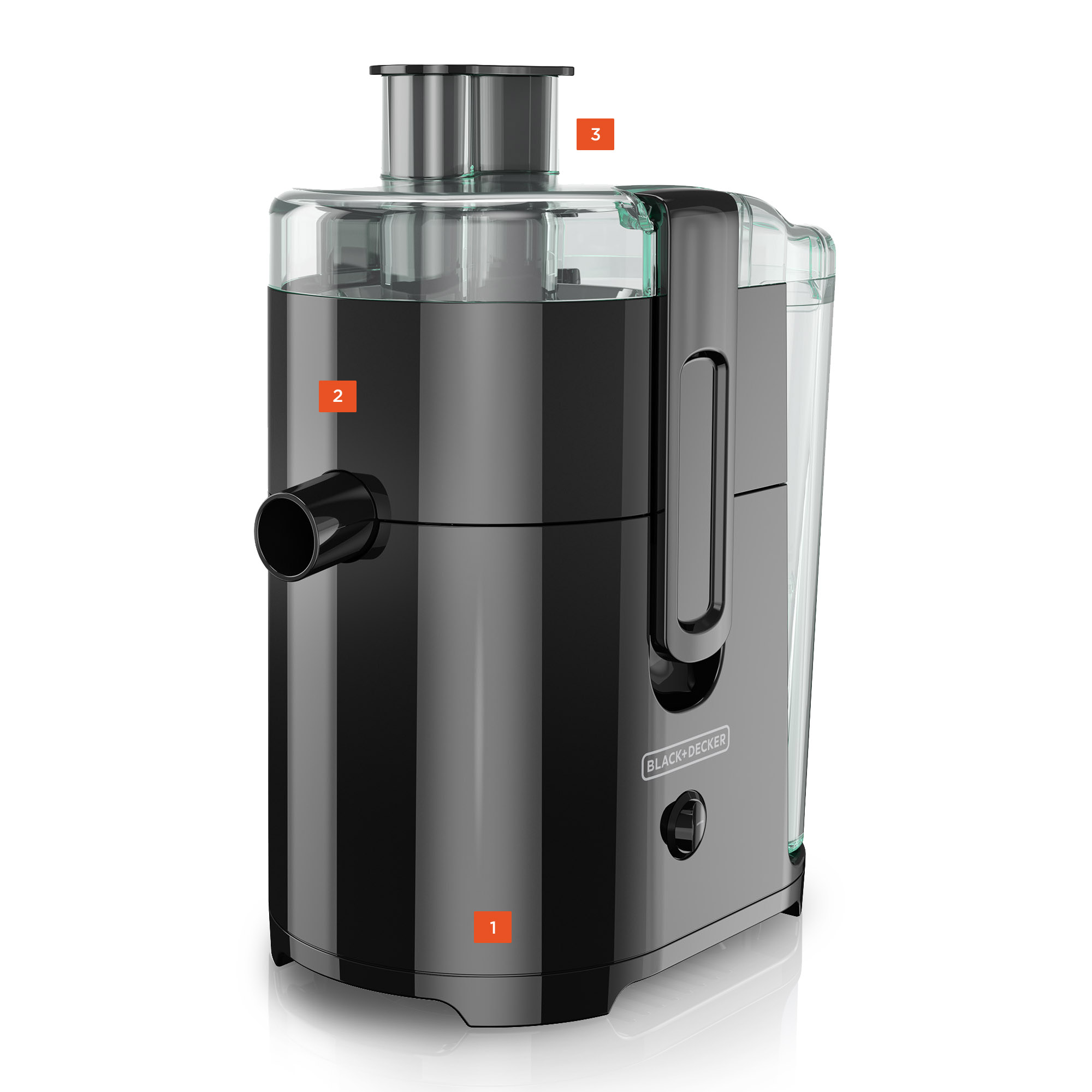 400 Watt Juice Extractor JE2400BD BLACK DECKER